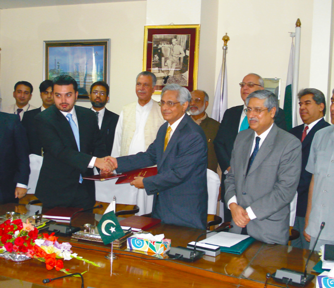 CEO Saif Energy Limited, Jehangir Saifullah Khan Signing Ceremony of Various Exploration Blocks with Government of Pakistan