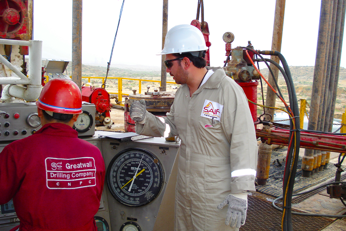 Saif Energy Limited at Oil and Gas Drilling Wellsite