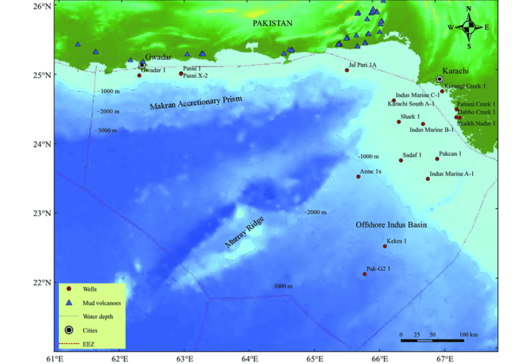 Ppis Activity Map Overview of Offshore Exploration in Pakistan