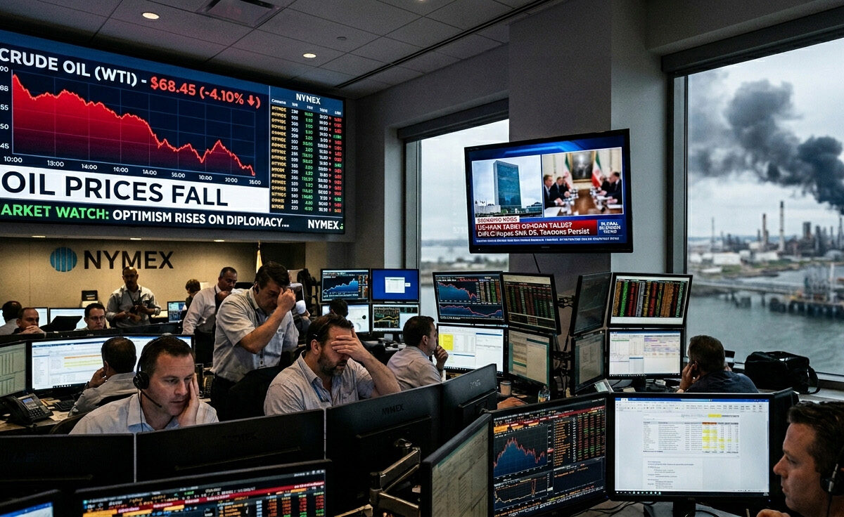 Oil Prices Fall Amid Hopes of US-Iran Talks Despite Historic Supply Disruption