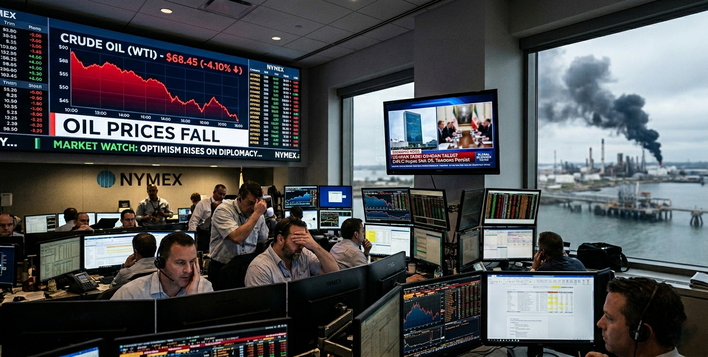 Oil Prices Fall Amid Hopes of US-Iran Talks Despite Historic Supply Disruption